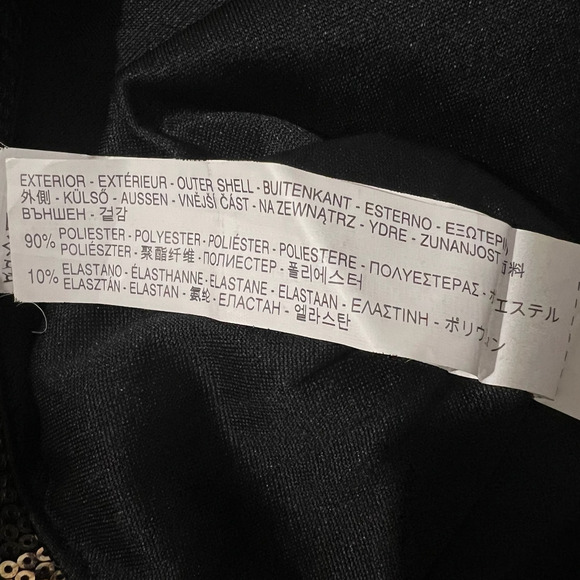 Zara Sequin Mini Skirt Metallic Two Tone Womens Size Medium Gold Black NWOT - Picture 4 of 6